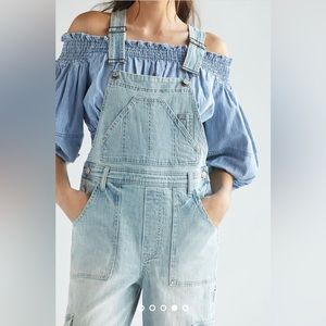 NWT Anthropologie Pilcro “The Lex” Denim Overalls